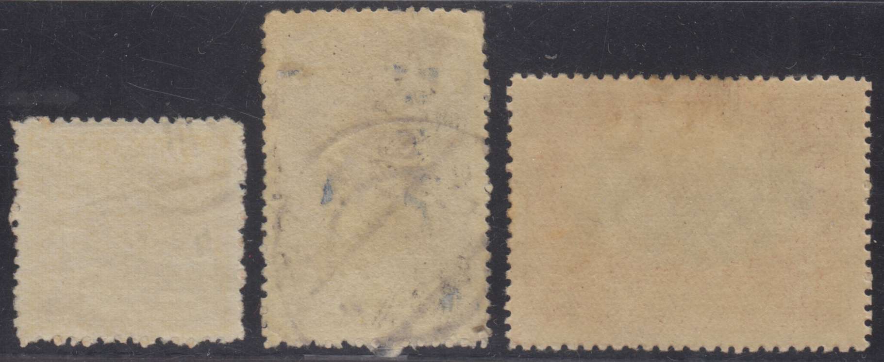 Liechtenstein 1921 — Scott 60 & 68-69 top values