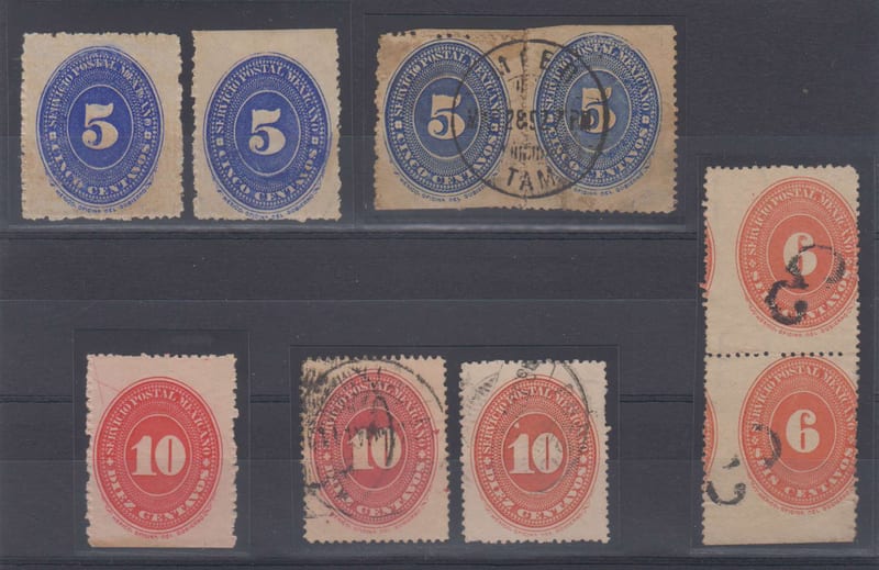 Mexico 1890 — numerals