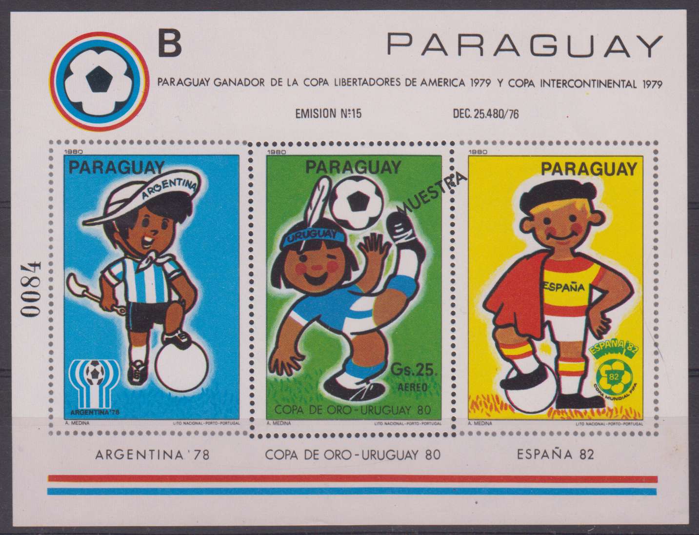 Paraguay 1980 — Football World Cup