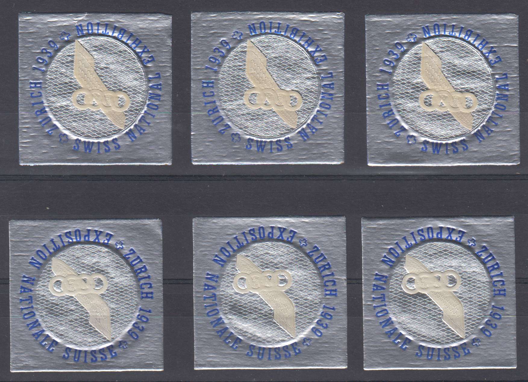 Switzerland 1939 — Olympic Rings & Wings