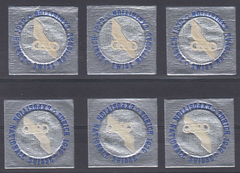 Switzerland 1939 — Olympic Rings & Wings