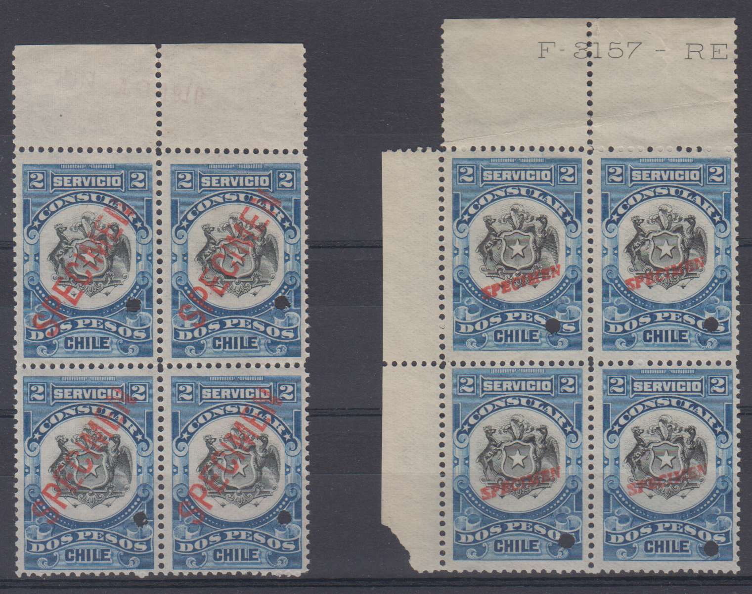 Chile 1909 — Revenues Consular Fee