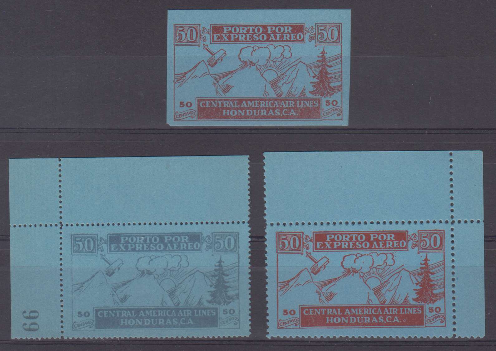 Honduras 1927 — Airpost semiofficial issue