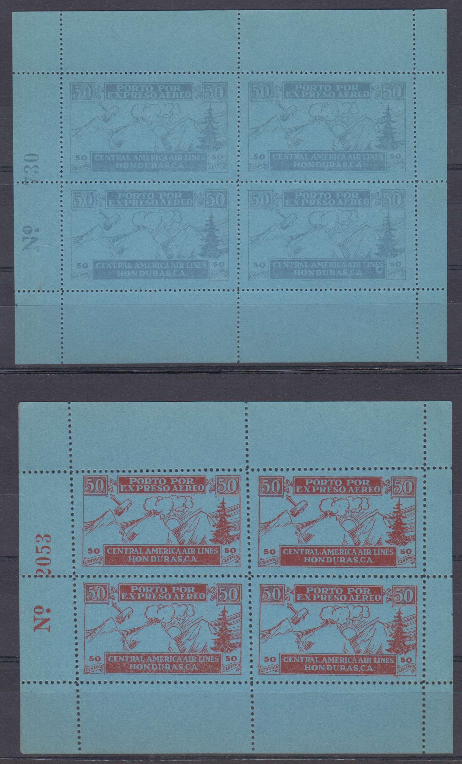 Honduras 1927 — Airpost semiofficial issue