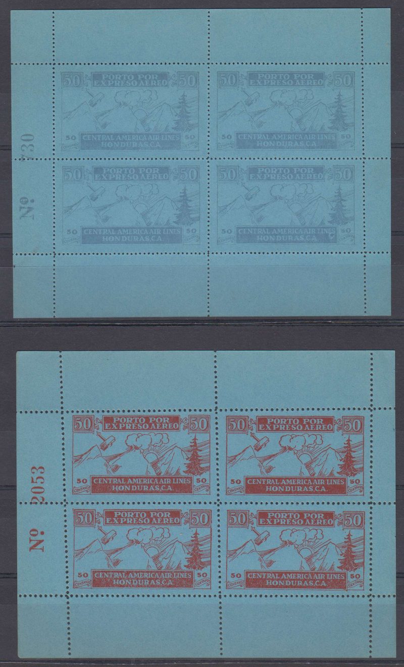 Honduras 1927 — Airpost semiofficial issue