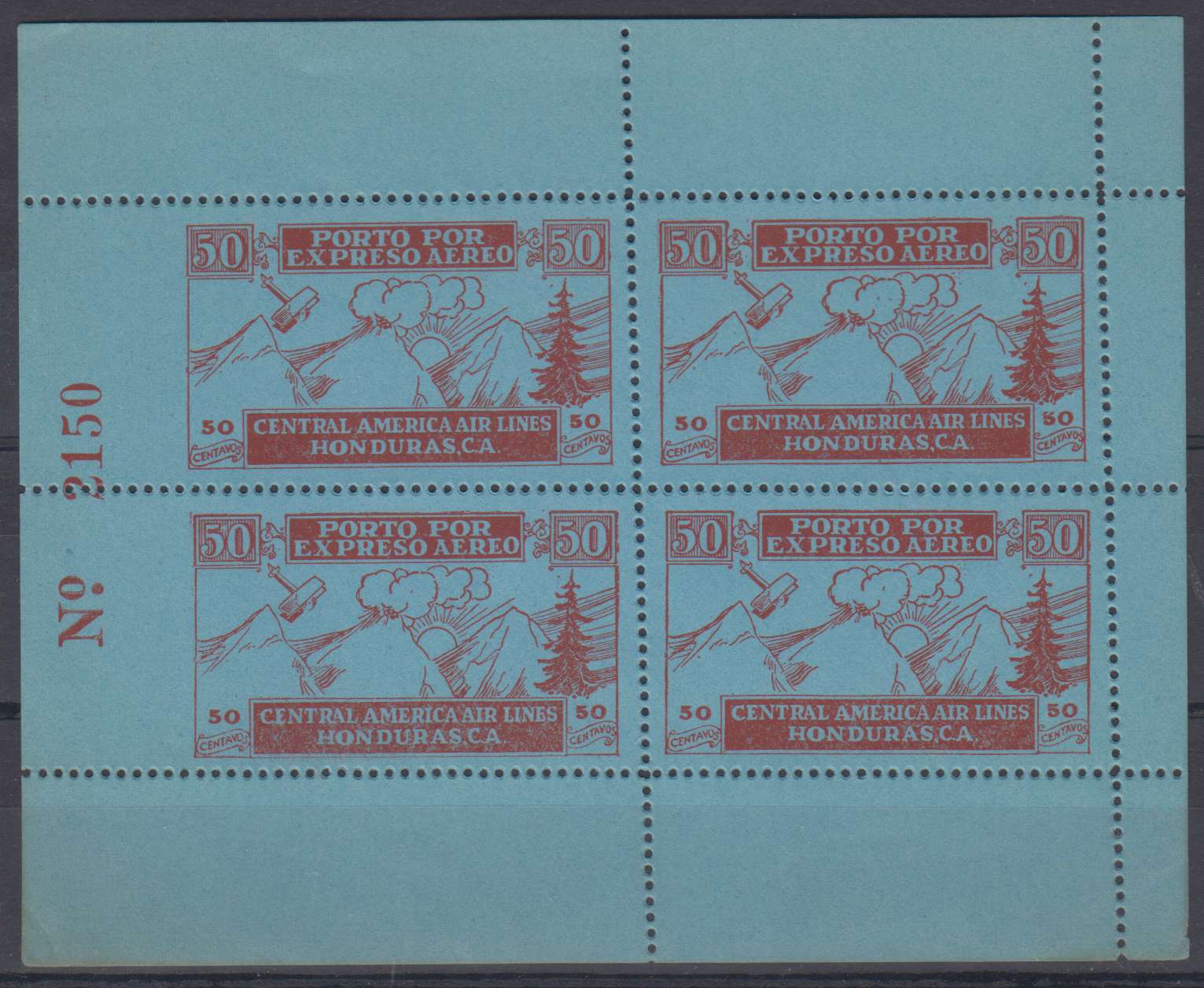 Honduras 1927 — Airpost semiofficial issue