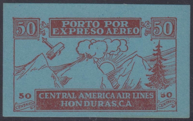 Honduras 1927 — Airpost semiofficial issue