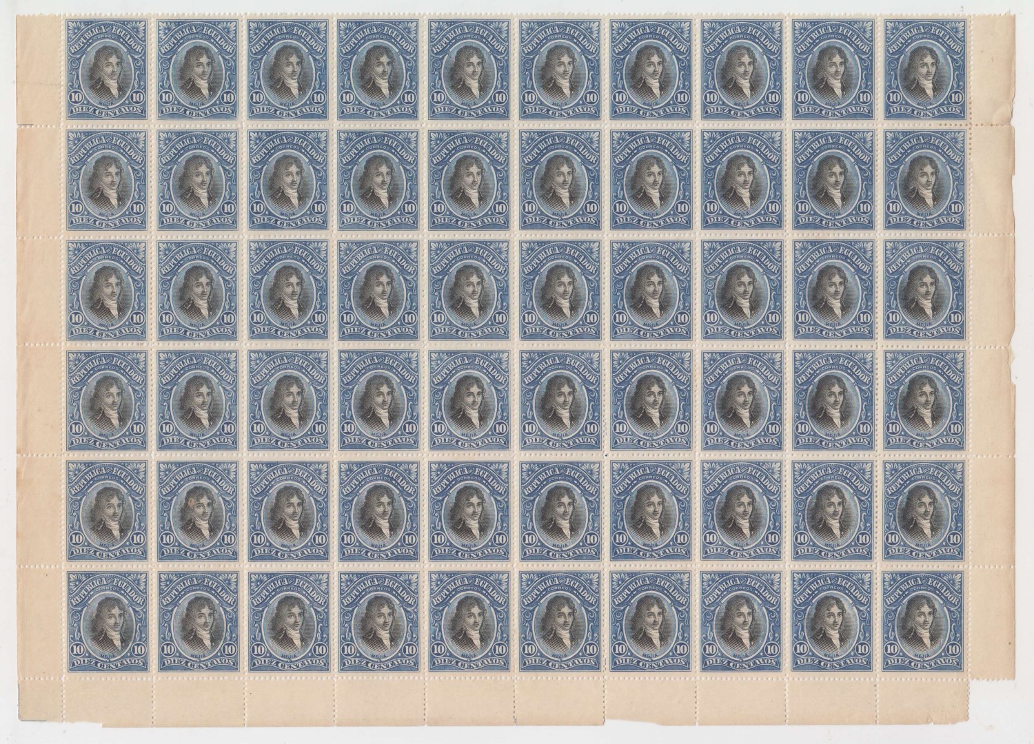 Ecuador 1901 — Scott 146-152