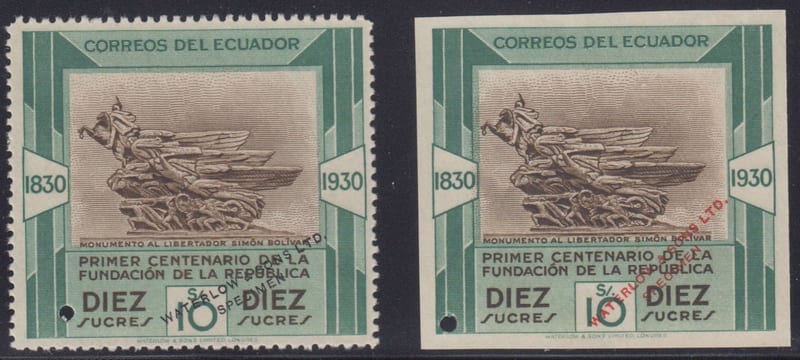 Ecuador 1930 — Centenary of Founding of Republic