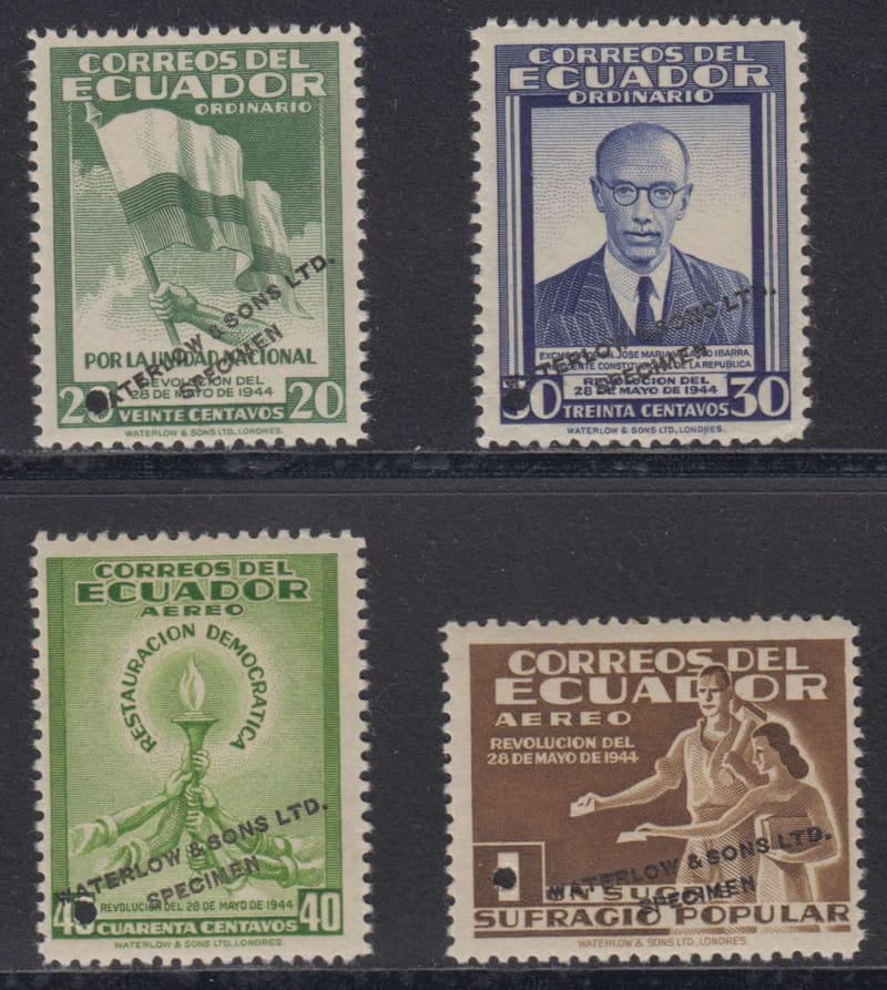 Ecuador 1946 — Second Anniversary of the Revolution