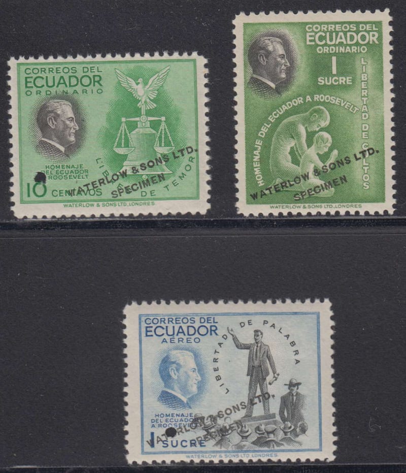 Ecuador 1948 — Roosevelt issue