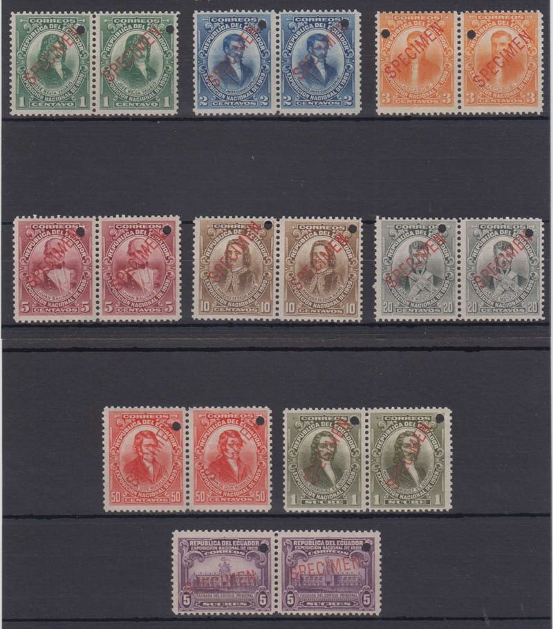 Ecuador 1909 — National Exposition