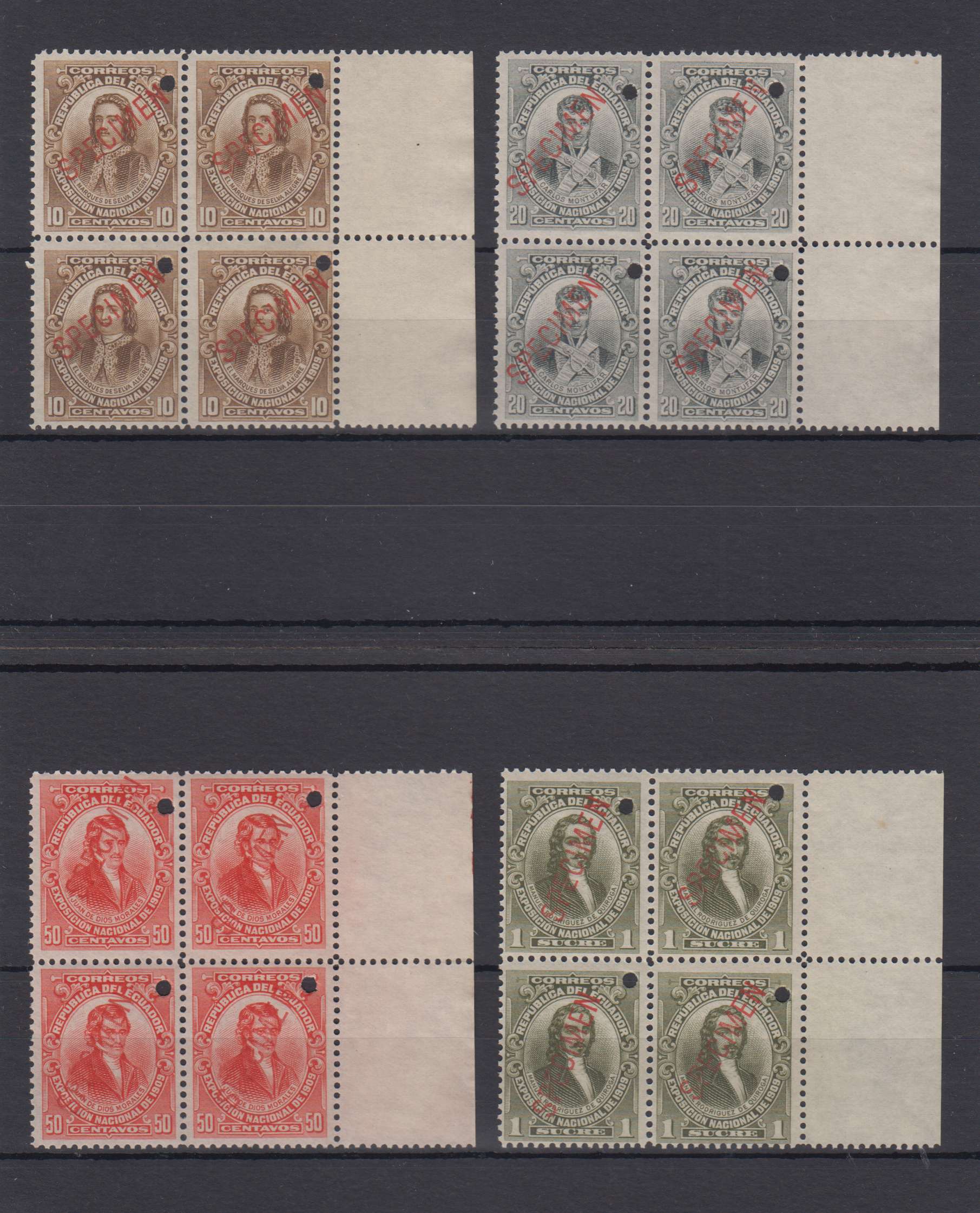 Ecuador 1909 — National Exposition