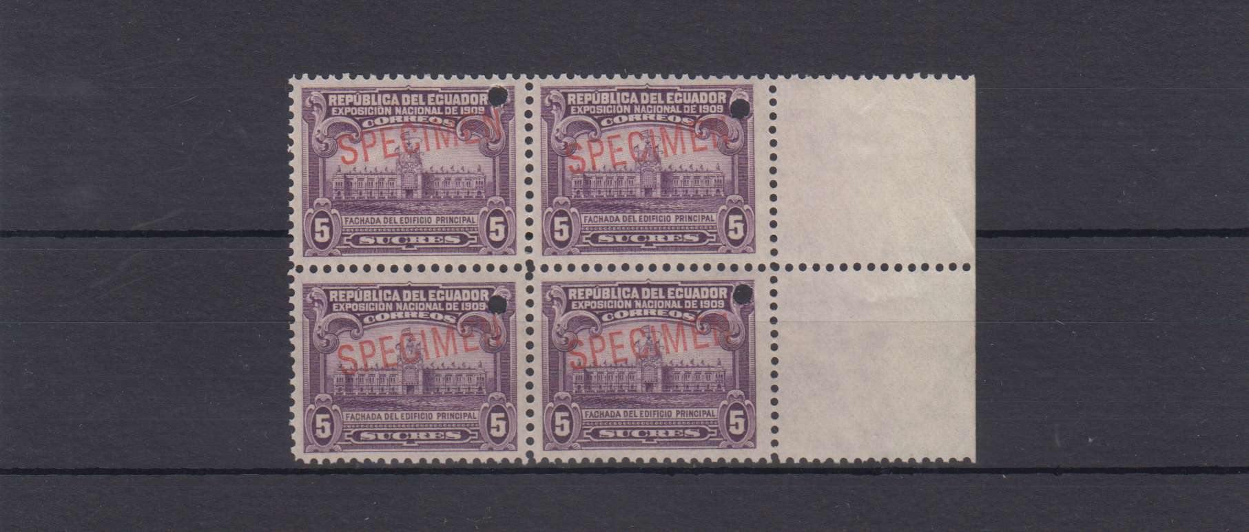 Ecuador 1909 — National Exposition