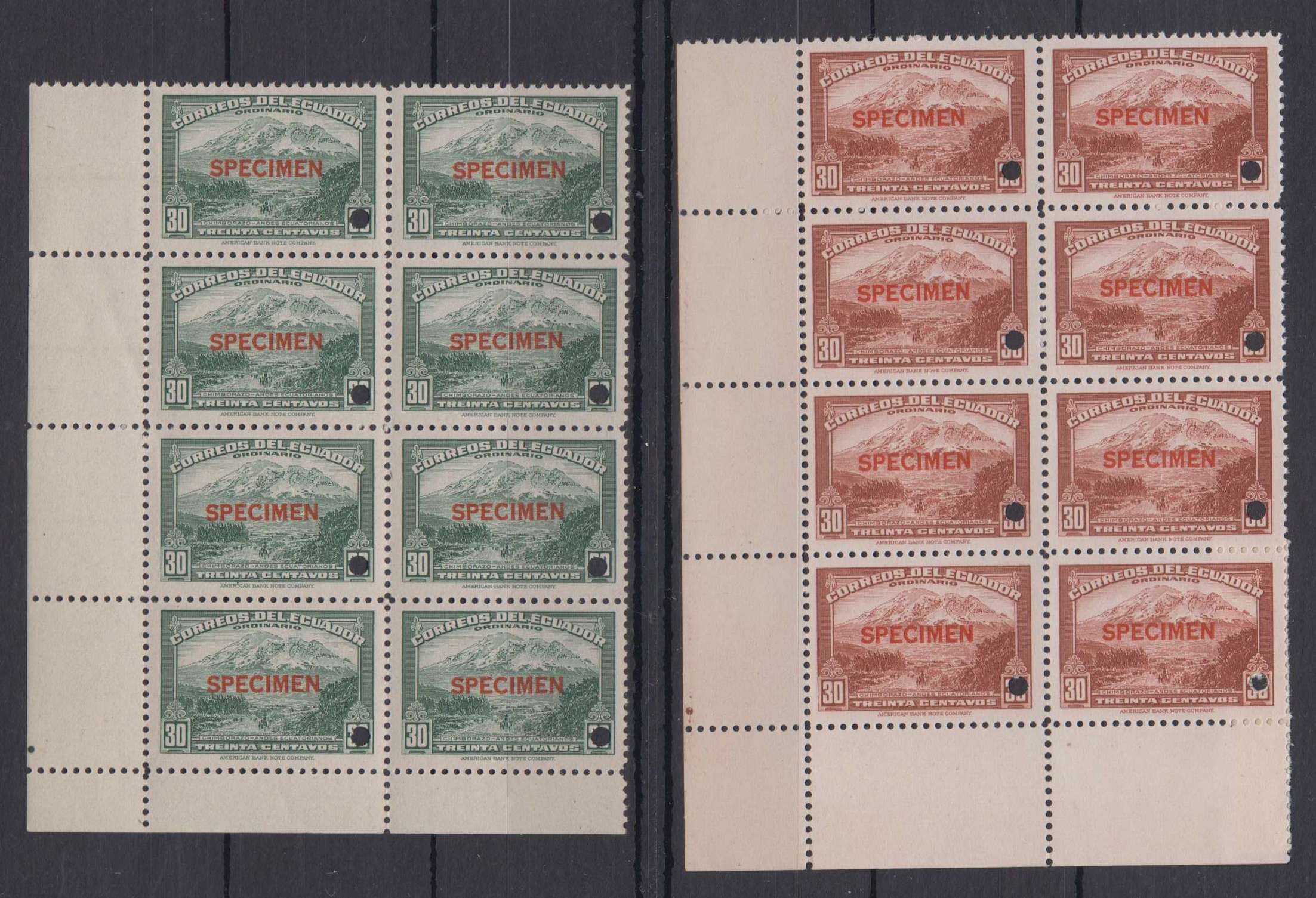 Ecuador 1942 — Mount Chimborazo
