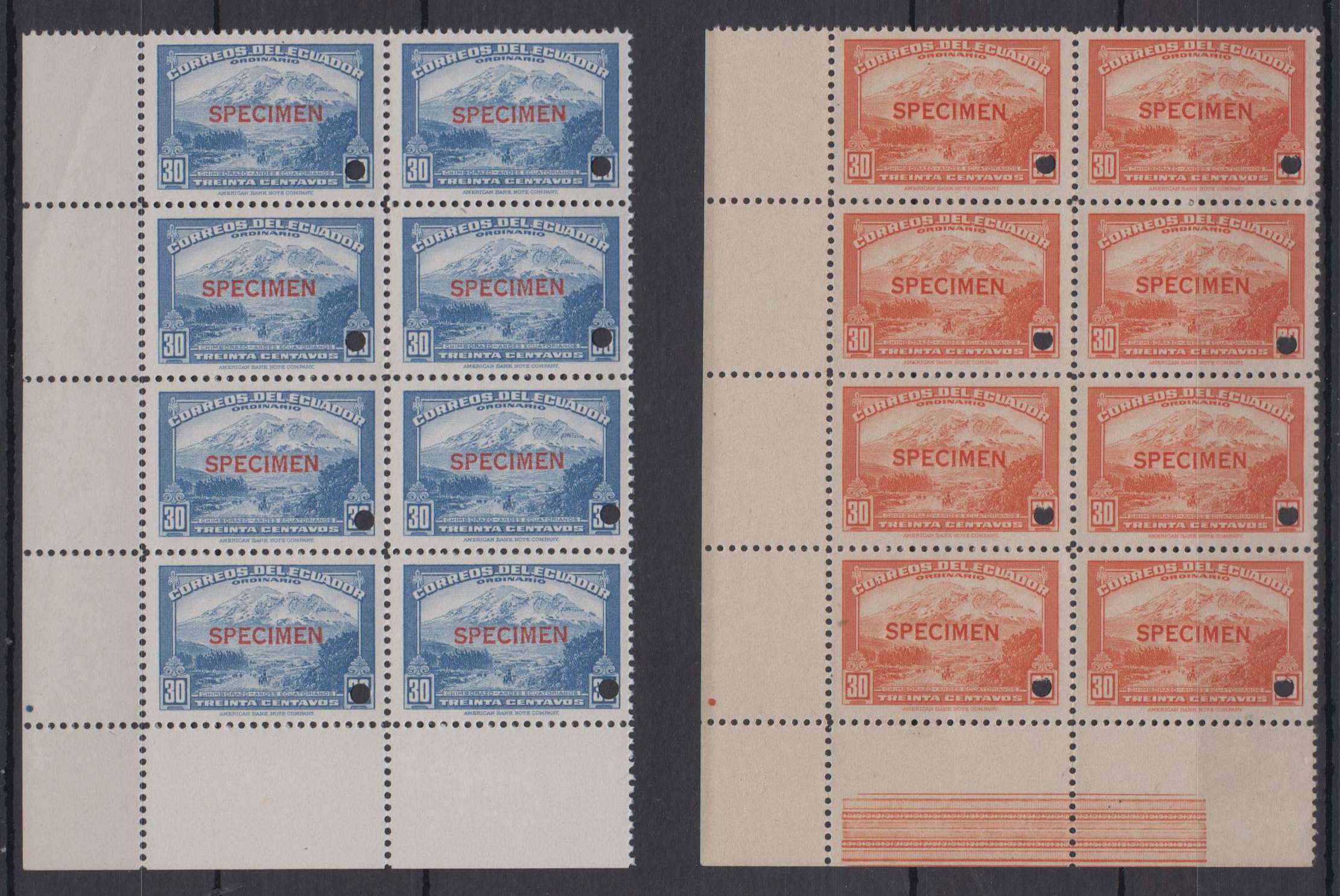 Ecuador 1942 — Mount Chimborazo