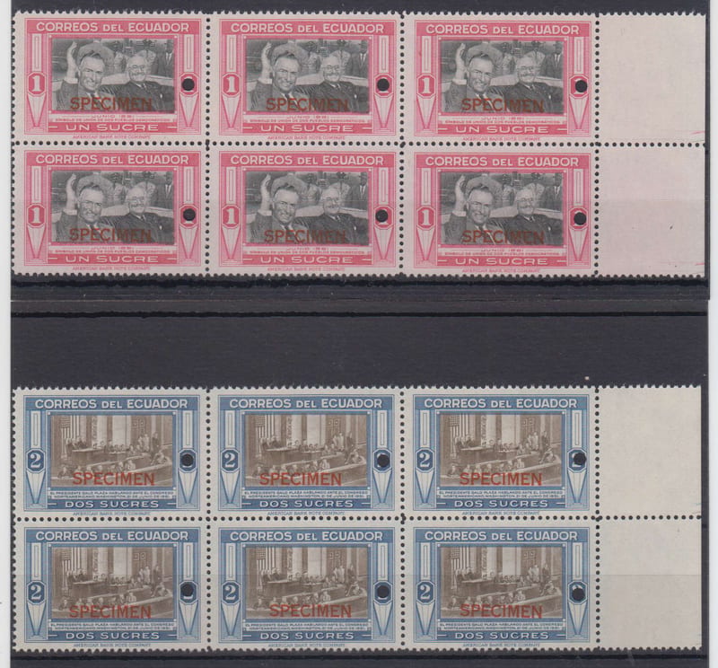 Ecuador 1952 — Scott 558-559