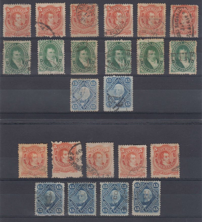 Argentina 1867 — ABNCo issue