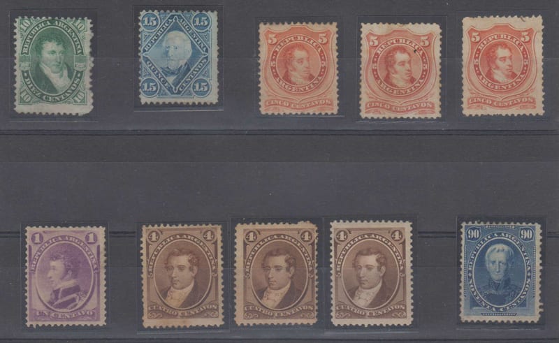 Argentina 1867 — ABNCo issue