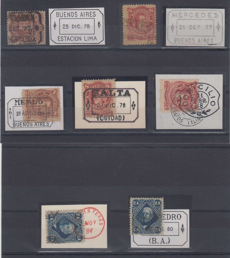 Argentina 1877 — Choice Cancels With Foreign
