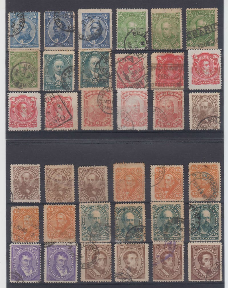 Argentina 1886 — kidd Issue
