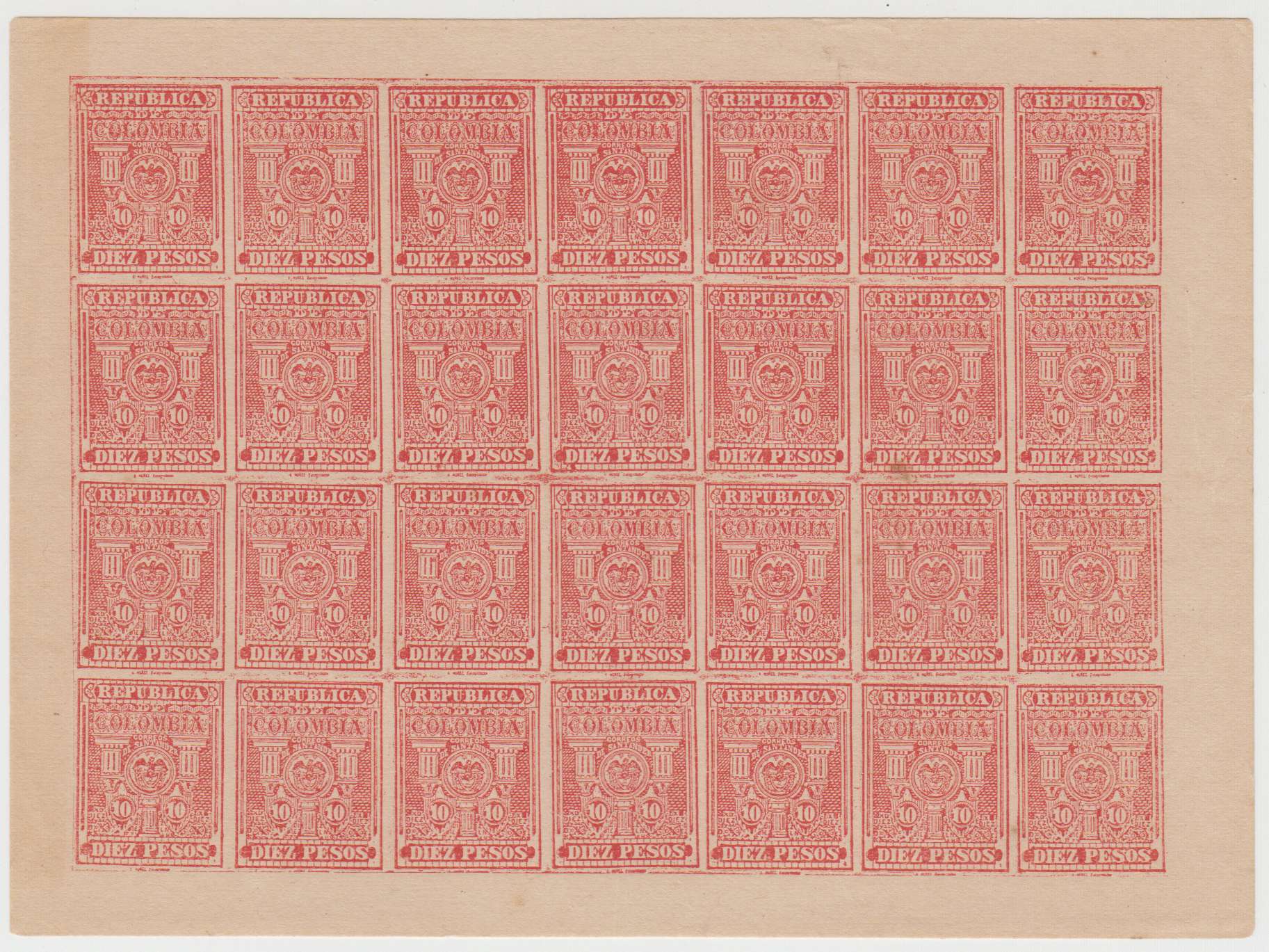Colombia 1905 — Scott 30-36