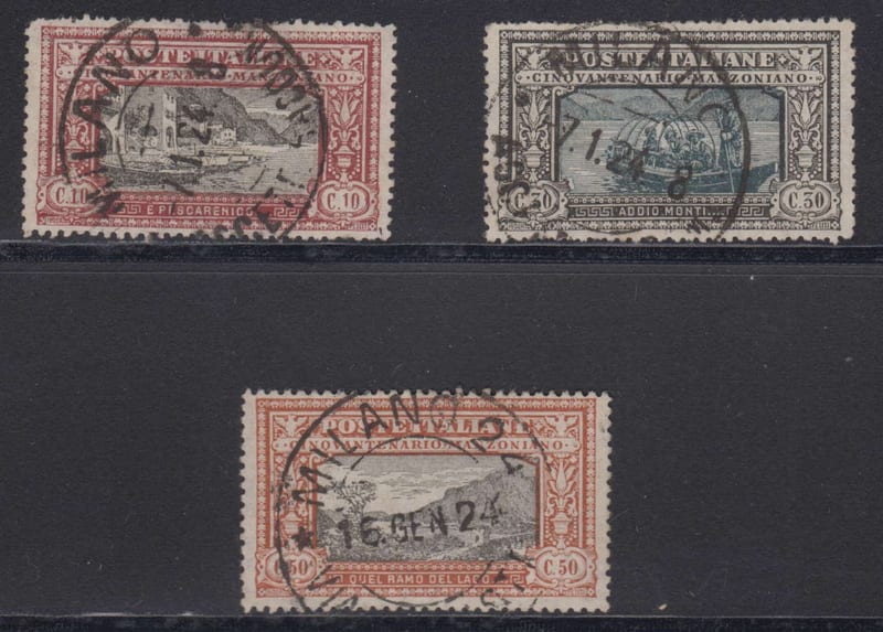 Italy 1923 — Manzoni issue