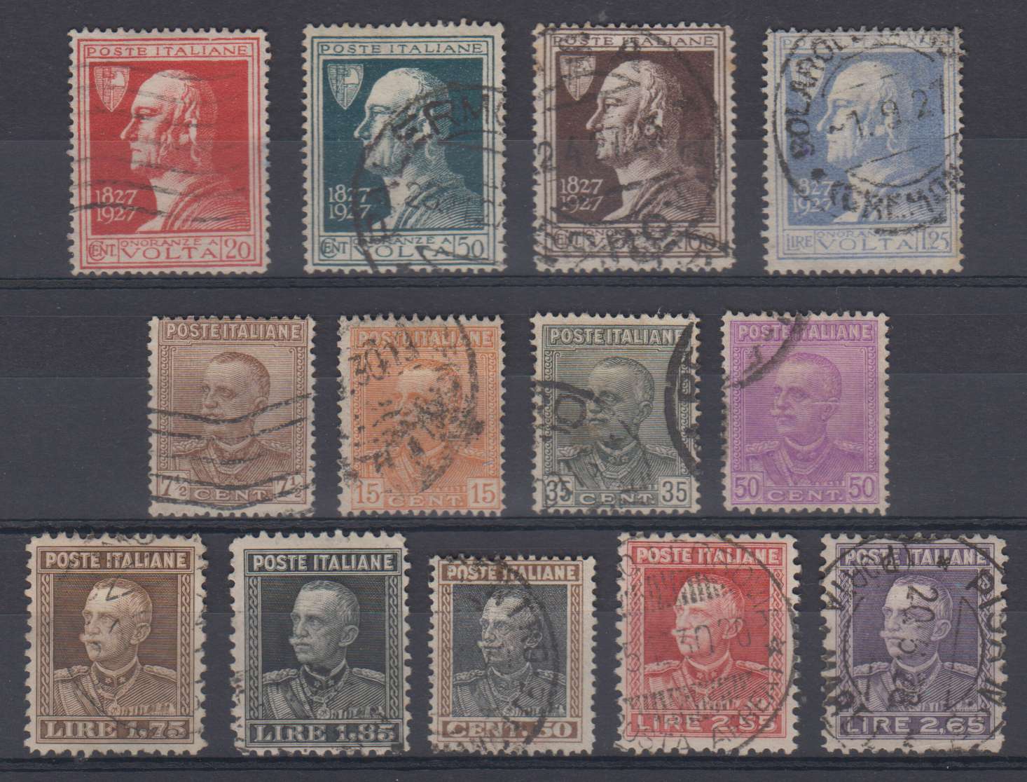 Italy 1927 — Scott 188-200