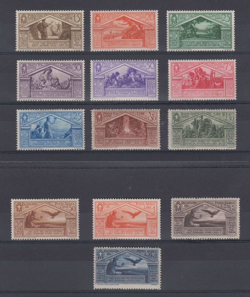 Italy 1930 — Scott 248-256 & C23-c26