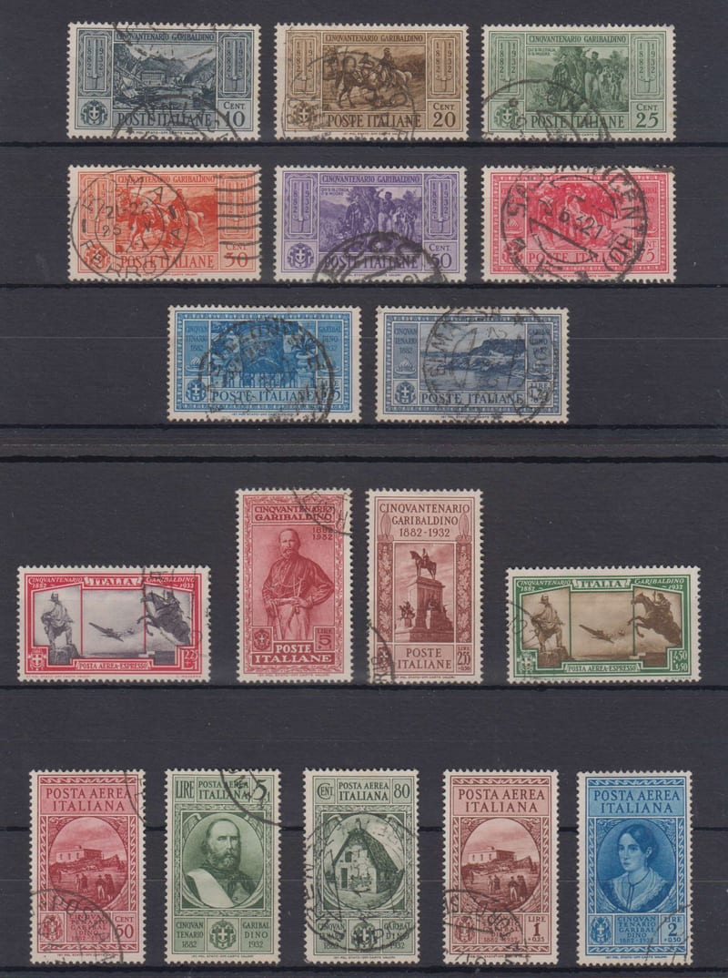 Italy 1932 — Scott 280-289, C35-c39 & Ce1-ce2