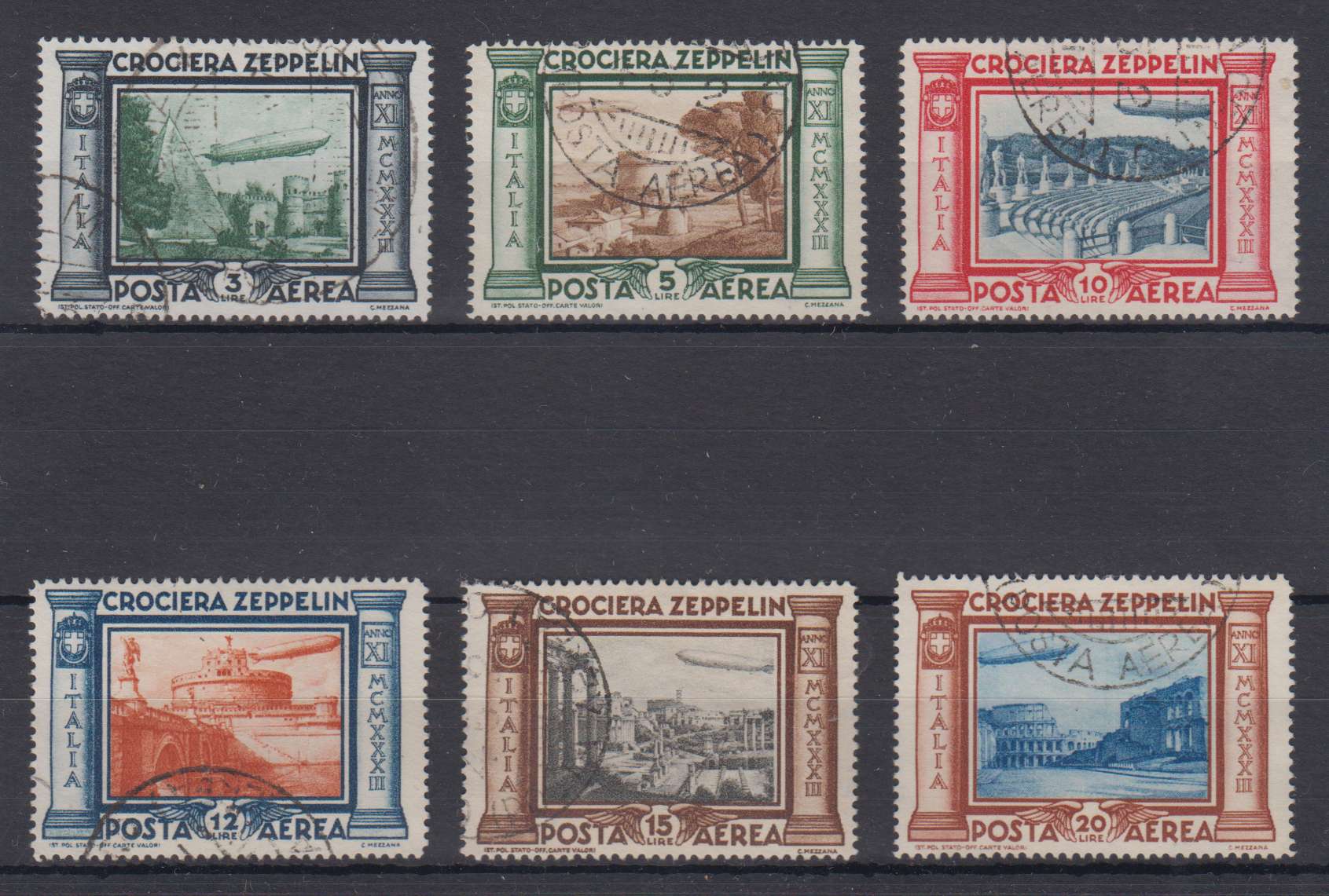 Italy 1933 — Graf Zeppelin issue