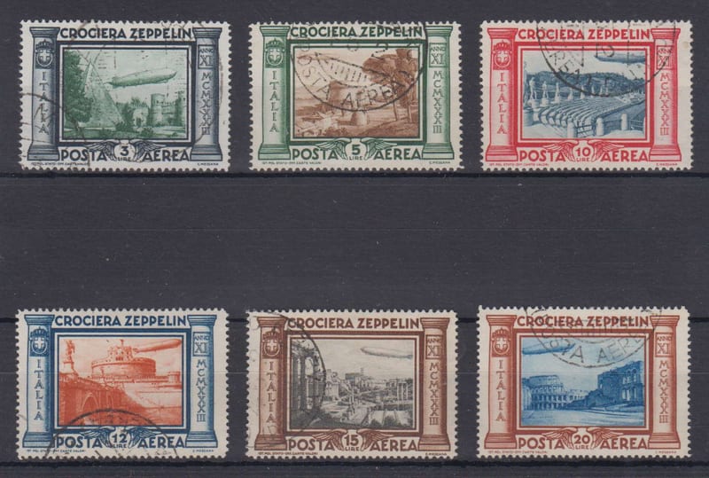Italy 1933 — Graf Zeppelin issue