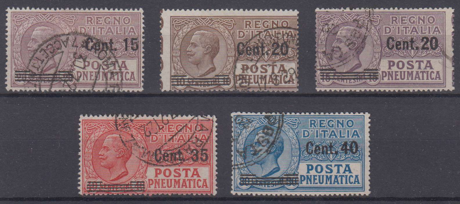 Italy 1924 — Pneumatic Post