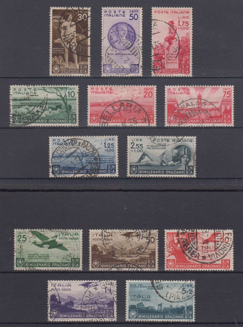 Italy 1936 — Scott 359-366 & C84-c88