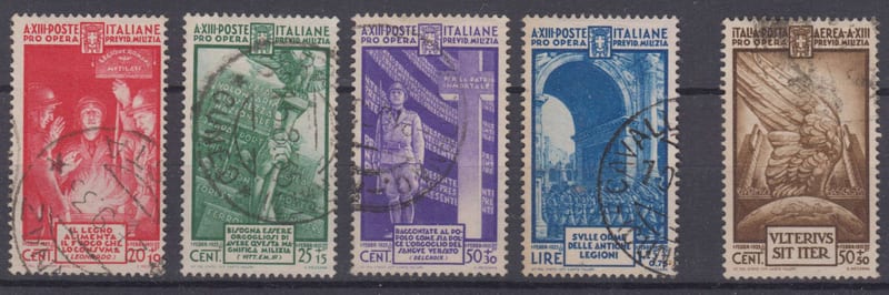 Italy 1935 — Scott B39-b41 & Cb3