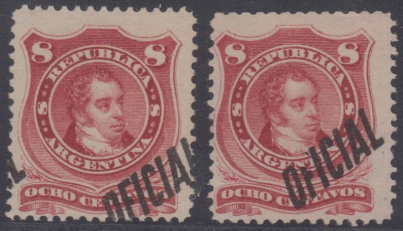 Argentina 1884 — Officials