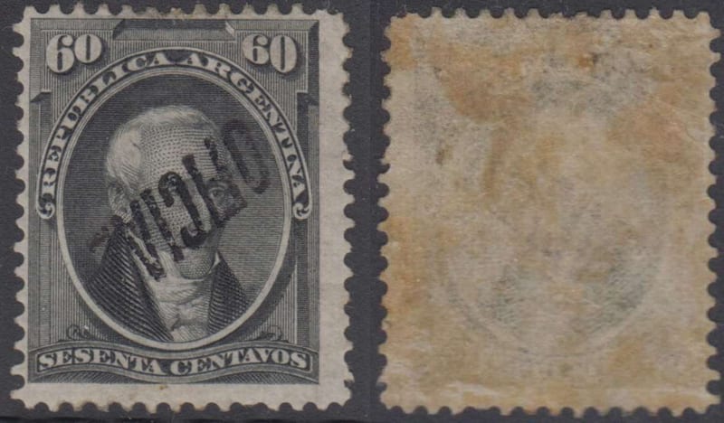 Argentina 1884 — Officials