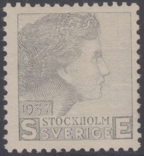 Sweden 1937 — Ewert Teststamp