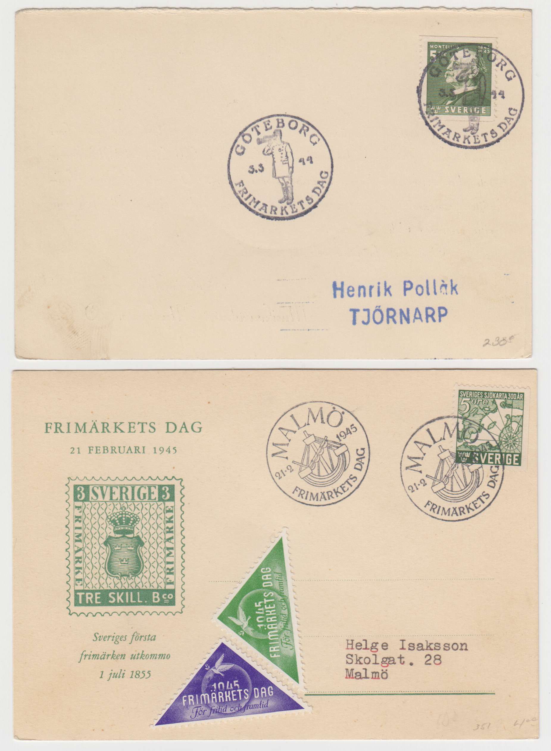 Sweden 1941 — Special cancels on 31 covers, cards or Ppc including better with Boy Scouts, United…