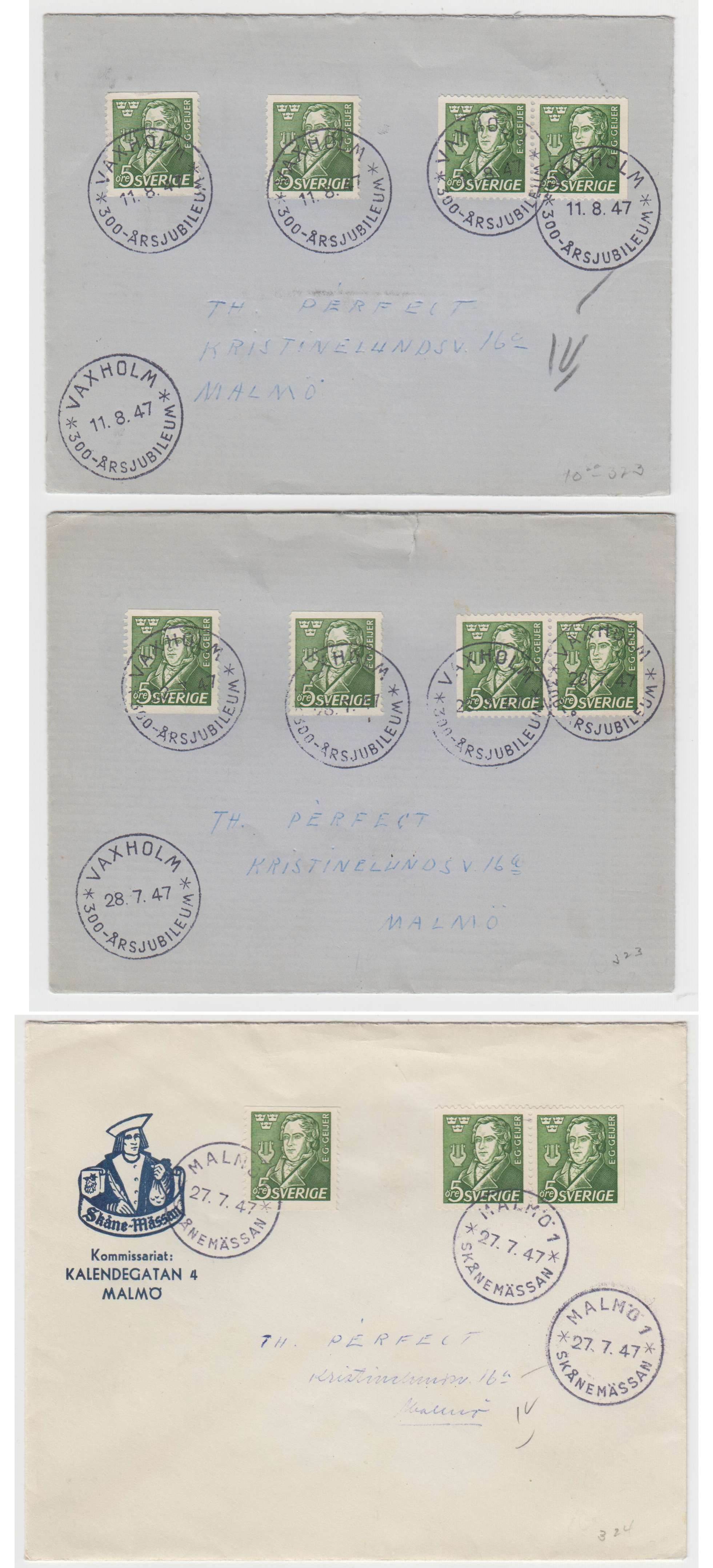 Sweden 1941 — Special cancels on 31 covers, cards or Ppc including better with Boy Scouts, United…