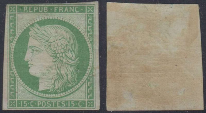 France 1849 — Scott 2