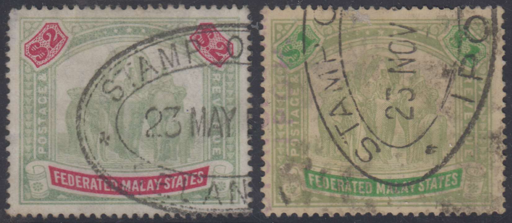 Malaya 1900 — Elephants