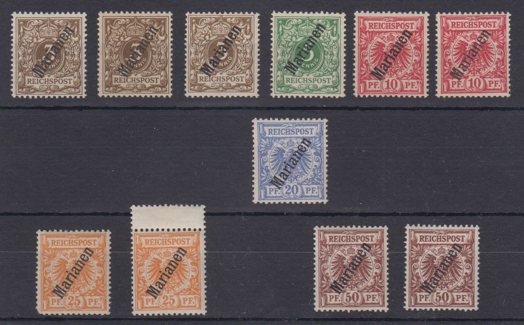 Germany 1900 — Scott 11-16