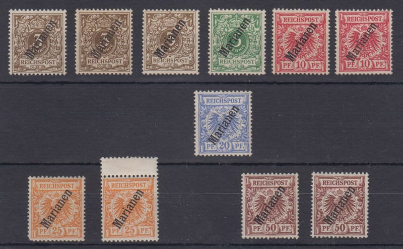 Germany 1900 — Scott 11-16
