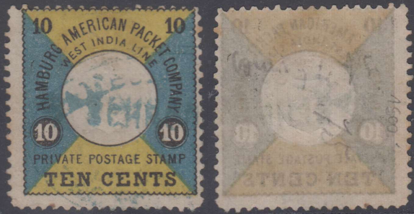St Thomas & La Guaira 1875 — Hamburg America Line