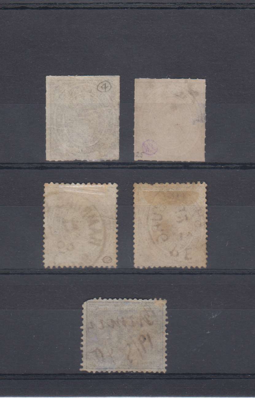 Germany 1868 — Scott 12, 12a, 24 (2x) & 26 top value