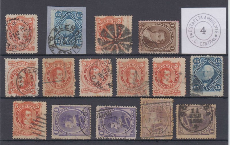 Argentina 1867 — Choice Cancels