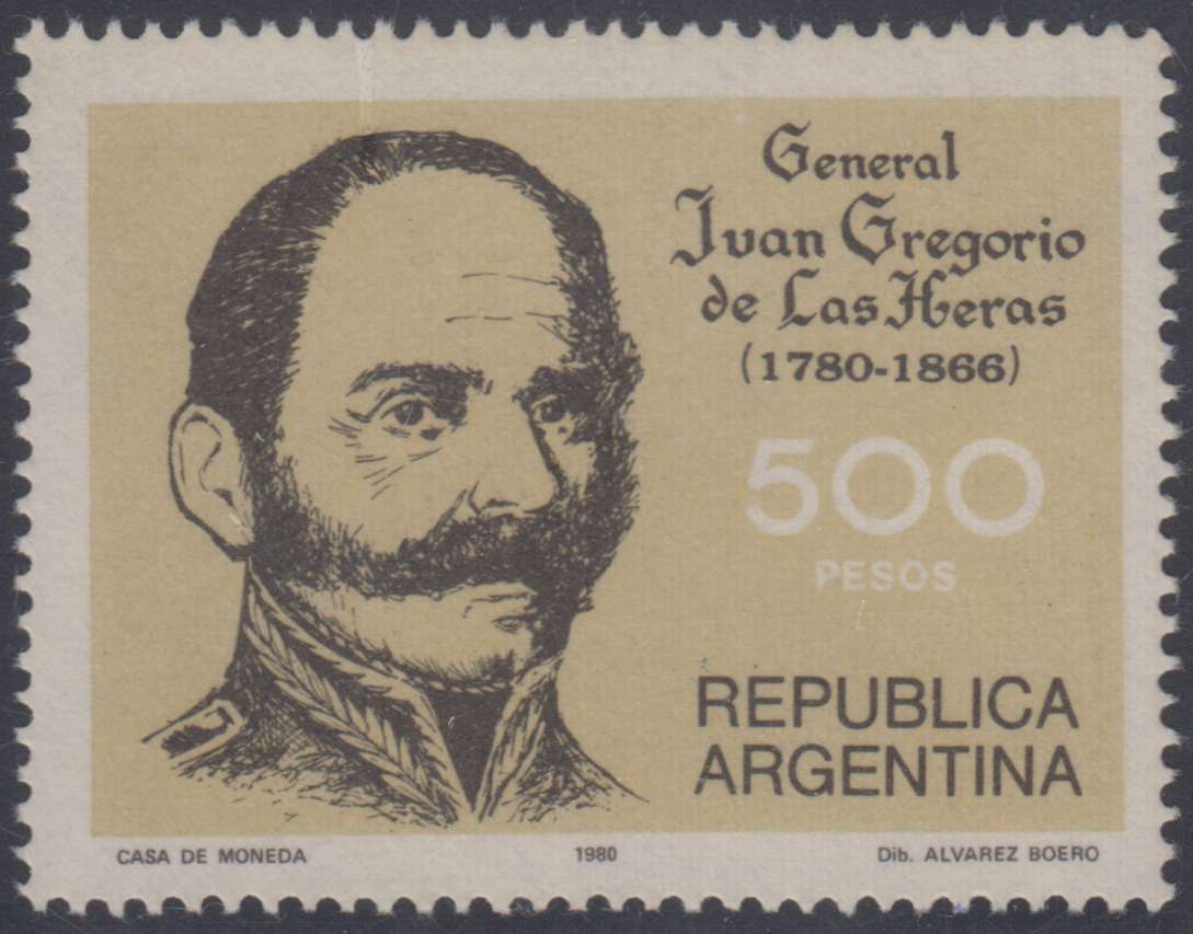 Argentina 1980 — Scott 1274 variety