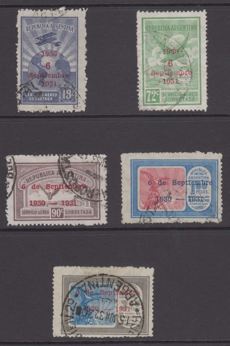 Argentina 1931 — Scott C30-c34