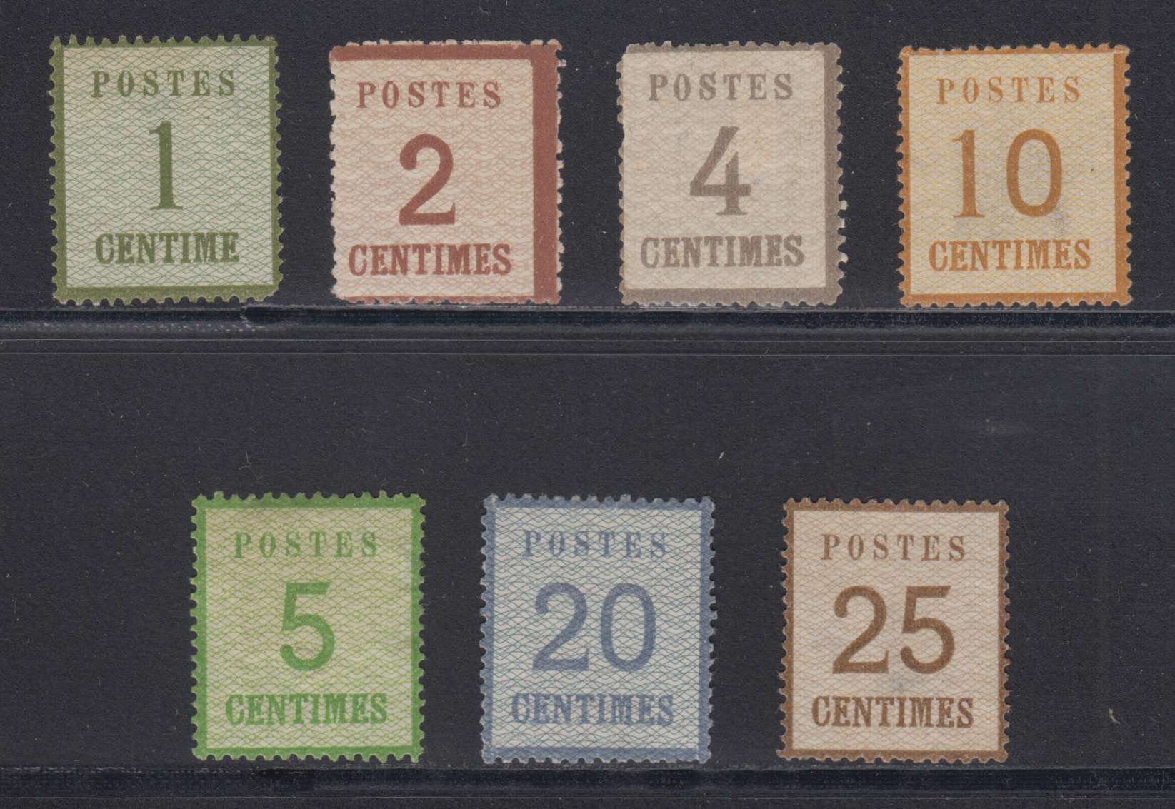 France 1870 — Occupation stamps